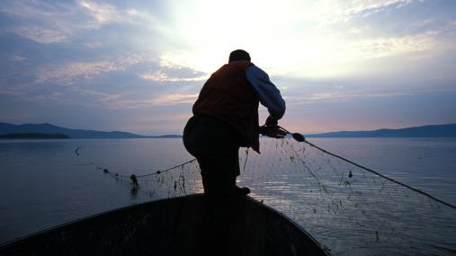 un pêcheur sur la rivière Restigouche 